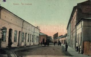 Foksány, Focsani; Str. Centrala / main street (wet damage)