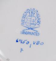 Herendi Viktória mintás fedeles váza, kézzel festett, jelzett, hibátlan, m:18 cm