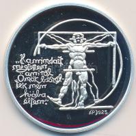 Kiss Nagy András (1930-1997) DN "Orvos sor / Korányi Sándor" Ag emlékérem (11g/0.925/32mm)...