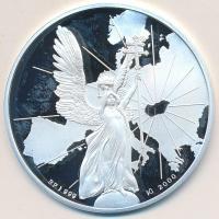 Kósa István (1953-) 2000. "Európa Közepén 1100 éve" Ag emlékérem (15,6g/0.999/42,5mm) T:PP