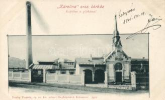 Kolozsvár Karolina kórház, kápolna és gépház / hospital; chapel, power plant