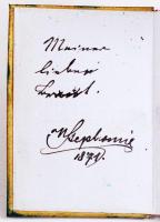 1871 Portre-monnaie Kalender - miniatűr kalendárium, naptár. Erzsébet királyné arcképével, réz borít...