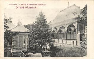 Kolozsvár, Kömáli kert, főépület, kuglizó / garden, main building and ninepins room (EB)