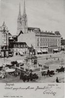 Zagreb, Jelacic square, shops (EK)