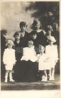 Zita and the royal children in Spain, 1923