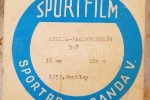 1953 A legendás 6:3mérkőzés eredeti filmfelvétele 16mm-es filmen. Sportpropaganda Vállalat. 
1953 Hu...
