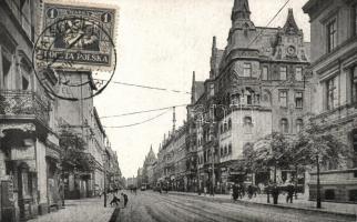 Katowice, Kattowitz; Grundmann street, cigarette shop