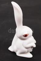 Herendi nyuszi, kézzel festett, jelzett, hibátlan/ 
Hand painted Herendi rabbit, m:10 cm