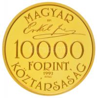 1993. 10.000Ft Au "Erkel Ferenc" tokban (6.982g/0.986) T:PP
Hungary 1993. 10.000 Forint Au...