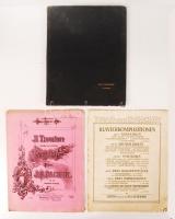 cca 1900 3 db kotta, Tobor von Kazacsay, Giuseppe Verdi, kottagyűjtemény