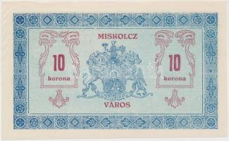 Miskolc 1919. május 14. 10K városi szükségpénz T:I Adamo MIS-7.3