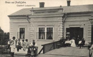 Hadikfalva, Dornesti (Bukovina); Gasthof Lukasiewicz / restaurant