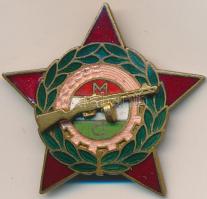 1964. Munkásőr kitüntetés mellszalaggal, szalagsávval és miniatűrrel dísztokban + ~1960. Munkásőr sz...