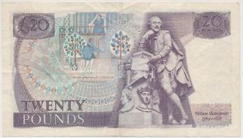 Nagy-Britannia 1981-1984. 20Ł szign.:D.H.F.Somerset T:III 
Great Britain 1981-1984. 20 Pounds sign.:...