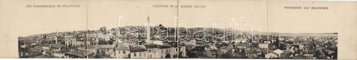 Thessaloniki 4 tile panoramacard 'Remember the war 1914-1917' (fl)