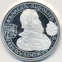 Magyar tallérok utánveretben "Rudolf tallérja 1598" Ag emlékérem (20g/0.999/38,6mm) T:PP Tanúsítvánnyal