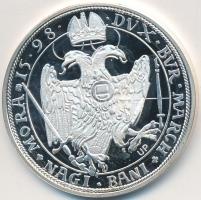 Magyar tallérok utánveretben "Rudolf tallérja 1598" Ag emlékérem (20g/0.999/38,6mm) T:PP T...
