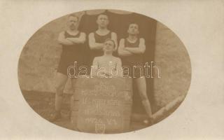 1924 BAK Amatőr birkózócsoportja / Hungarian wrestlers, group photo