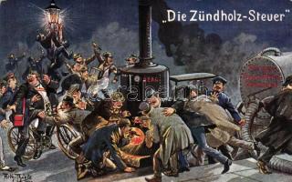 'Die Zündholz-Steuer' / consumption tax s: Arthur Thiele