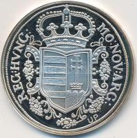 Magyar tallérok utánveretben "Rákóczi féltallér 1706" Ag emlékérem (20g/0.999/38,6mm) T:PP...