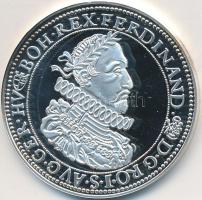 Magyar tallérok utánveretben "II. Ferdinánd tallérja 1632" Ag emlékérem (20g/0.999/38,6mm) T:PP Tanúsítvánnyal