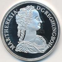 Magyar tallérok utánveretben "Mária Terézia tallérja 1741" Ag emlékérem (20g/0.999/38,6mm) T:PP Tanúsítvánnyal