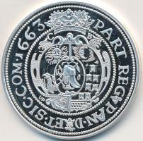 Magyar tallérok utánveretben "Apafi Mihály Tallérja 1663" Ag emlékérem (20g/0.999/38,6mm) ...