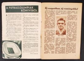 1968 Indul a bajnokság! Ismertető füzet, a Vasas játékosainak aláírásával