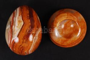 Ónix dísztojás, m: 8 cm