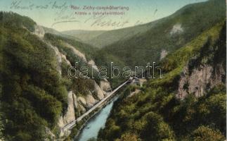 Rév, Zichy cseppkőbarlang; E.K.E. kiadása / cave (EB)