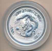 Ausztrália 2000. 2$ Ag "Sárkány éve" (62.2g/0.999) T:PP
Australia 2000. 2 Dollars Ag &quot...