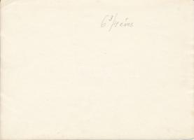 cca 1936 Kinszki Imre (1901-1945): Írás gyakorlat az erkélyen, vintage fotó, jelzetlen, a szerző hag...