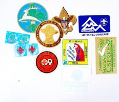 10 különböző cserkész matrica / 10 different boy-scout stickers