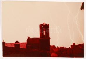 cca 1970-1975 Szabó Gyula: Villám fényképek, 2 db 9x13 cm