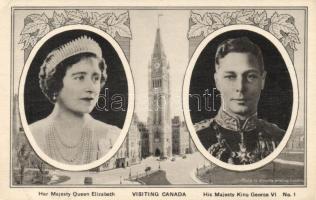 Elizabeth II and George VI, Visiting Canada (fa)