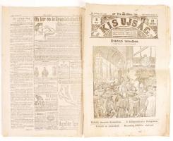 1906 Bp., Kis Ujság, Képes Politikai Napilap 301. szám, címlapon Rákóczi temetését ábrázoló képpel, Thököly temetésével foglalkozó cikkel, 10p