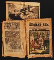 1894, 1906 Bp., Szabad Szó, Kis Ujság, Rákóczival, Kossuth-tal és családjával foglalkozó cikkekkel, 2 db