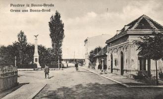 Bosanski Brod, monument, Gasthaus Monument