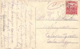 Kisoroszi, Kanitz-villa, Fő utca; Szűcs József kiadása (EK)