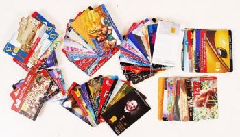 100 db különféle használt magyar telefonkártya