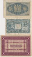 Olaszország/Velence/osztrák-magyar megszállás 1918. 1L + Olaszország 1940. 5L + 1944. 10L T:IV,III,I...