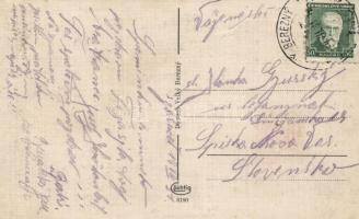 Nagyberezna, Fő utca, zsinagóga / main street with synagogue