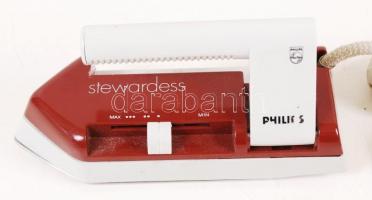 Philips elektromos úti vasaló, működik, 19×18 cm