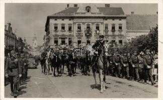 Szatmárnémeti, bevonulás / entry of the Hungarian troops, Horthy