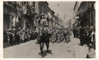 Szatmárnémeti, bevonulás / entry of the Hungarian troops