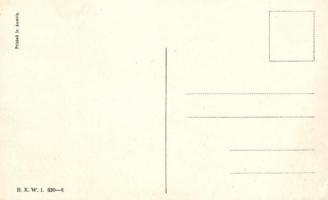 Baroque style Wiener art postcard B.K.W.I. 620-6. s: Mela Koehler