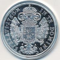 Magyar tallérok utánveretben "Lotharingiai Ferenc tallérja 1753" Ag emlékérem (20g/0.999/3...