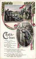 Csatában / In the battle, Hungarian soldiers