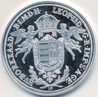 Magyar tallérok utánveretben "II. Lipót tallérja 1790" Ag emlékérem (20g/0.999/38,6mm) T:P...
