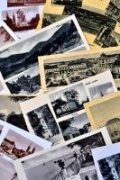 135 db jó minőségű, megíratlan háború előtti magyarországi városképes lap / 135 unused Hungarian town-view postcards